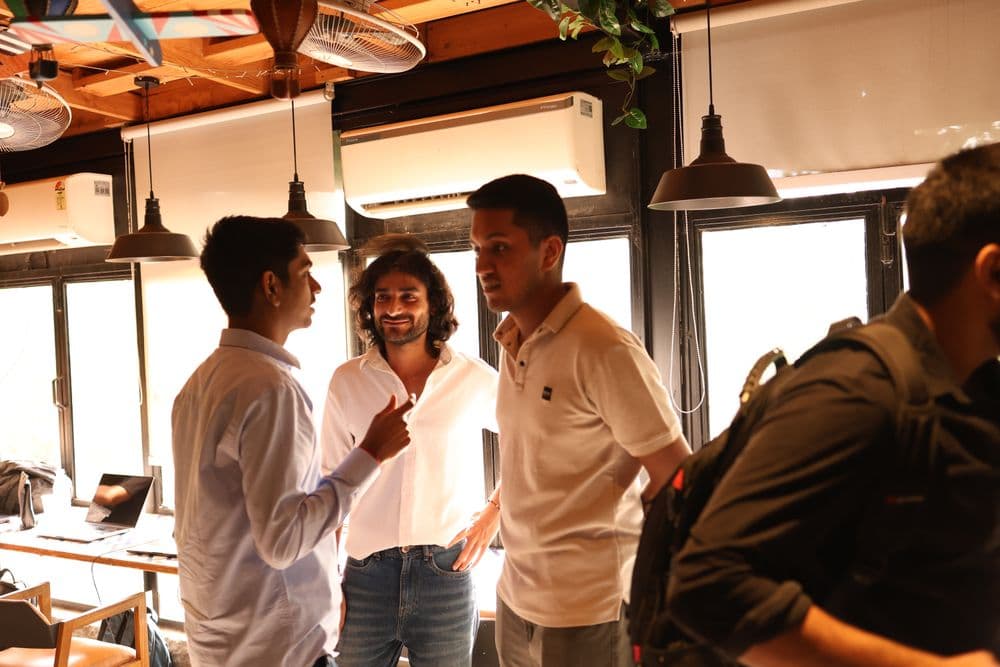Talking shop, mid-session